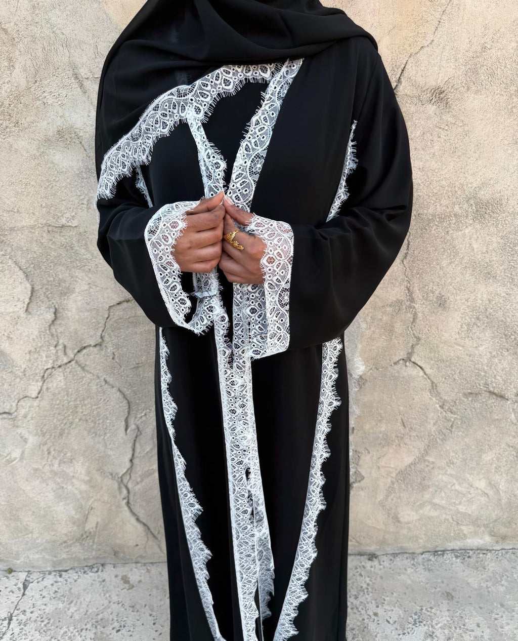 Haya Lace Abaya